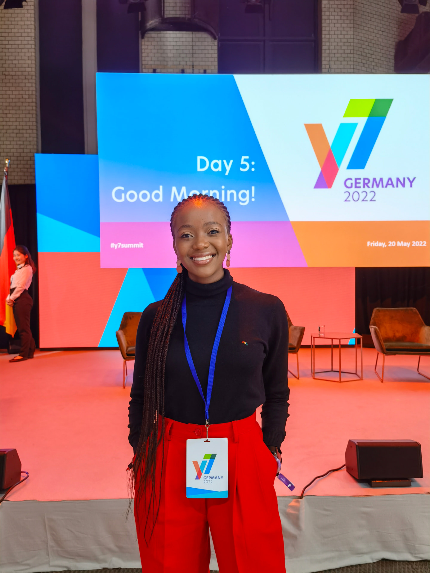 Representing South Africa at the G7 Youth Summit, Germany 2022